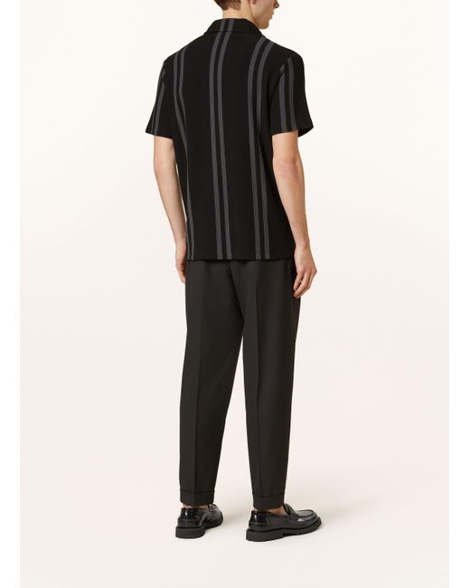 Reiss Resorthemd CASTLE Regular Fit aus Jersey in Black für Herren
