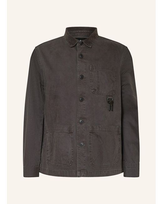 Barbour Overjacket BOWLAND in Gray für Herren