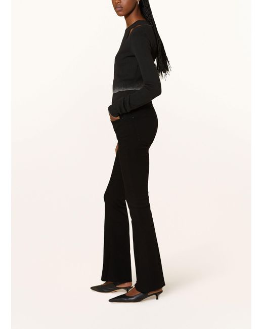 7 For All Mankind Black Bootcut Jeans
