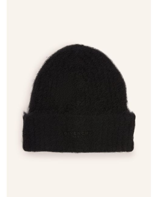 Givenchy Black Mütze mit Alpaka