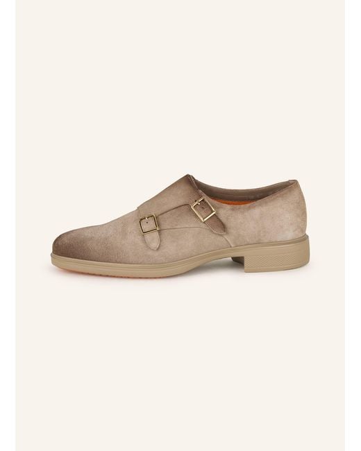 Santoni Double-Monks in Natural für Herren