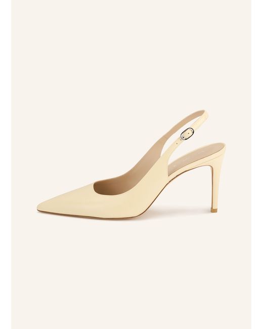 Stuart Weitzman Natural Slingpumps STUART POWER 75