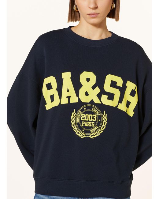 Ba&sh Blue Oversized-Sweatshirt BENJAMIN