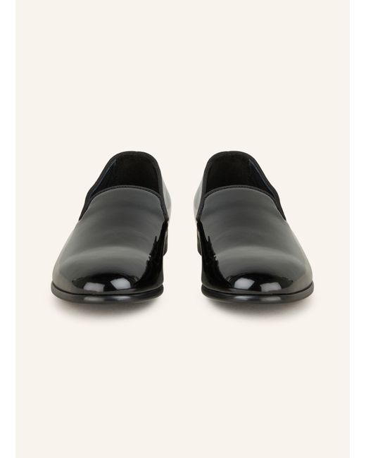 Doucal's Lack-Slipper in Black für Herren