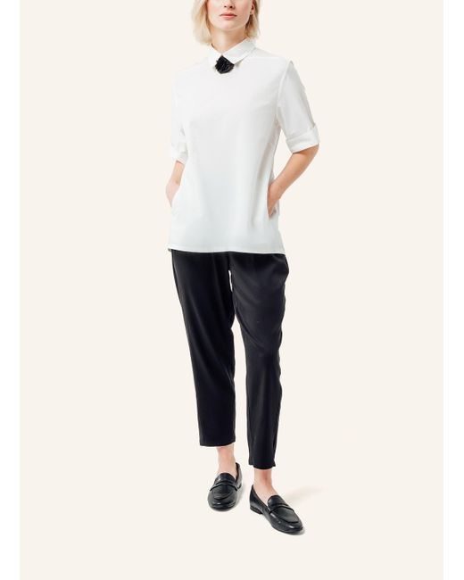 Helene Galwas White Bluse aus Baumwolle FAYRE