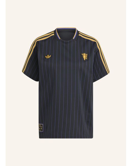 Adidas Originals Black MANCHESTER UNITED TERRACE ICONS JERSEY