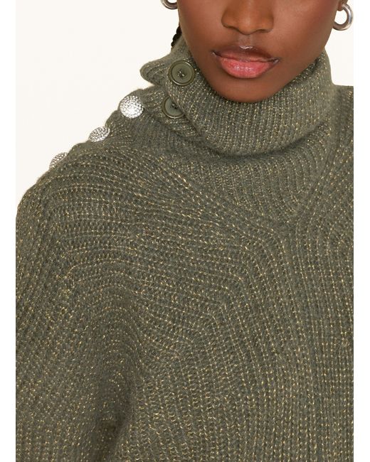 Ba&sh Green Pullover ROUMANE mit Alpaka