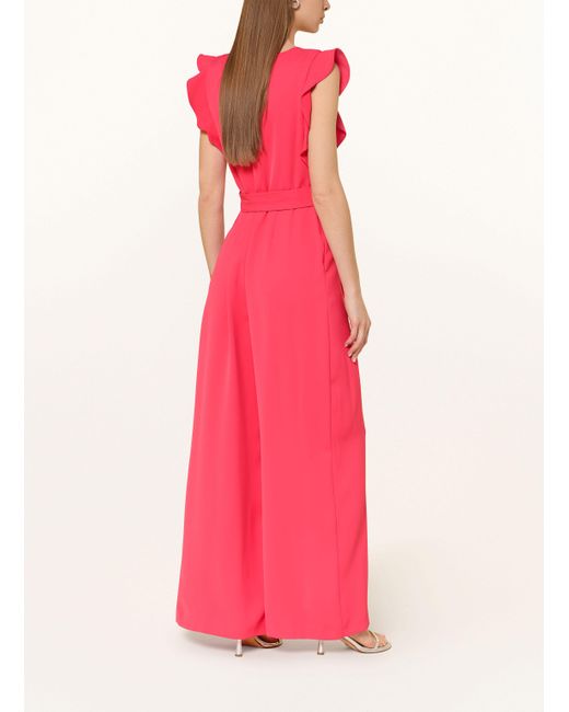 Phase Eight Pink Jumpsuit AYLA mit Volants