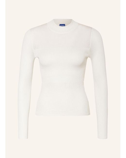 HUGO Natural Pullover SLUMY