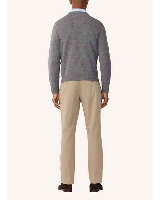 Hackett Pullover LAMBSWOOL CREW in Gray für Herren