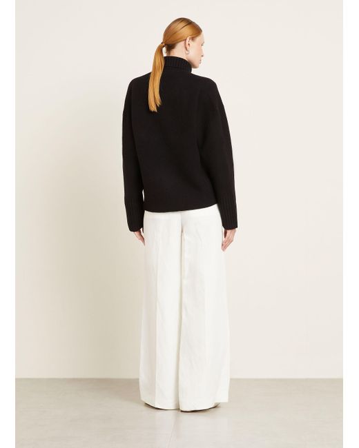 Proenza Schouler Black Rollkragenpullover SANDRA mit Cashmere