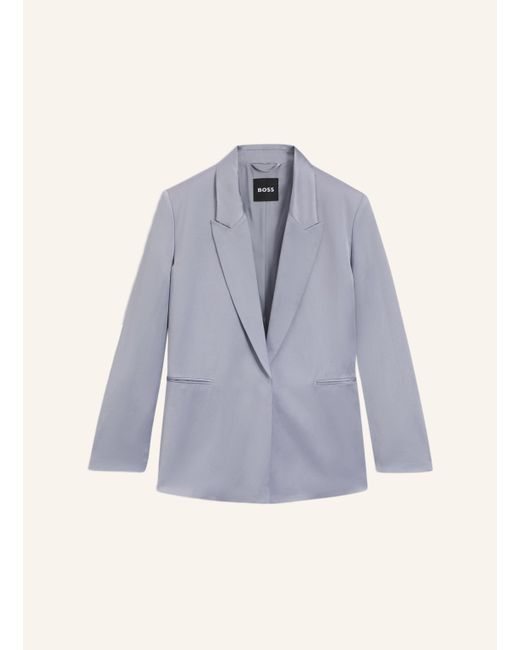 Boss Blue Blazer JOVANAMIA Relaxed Fit