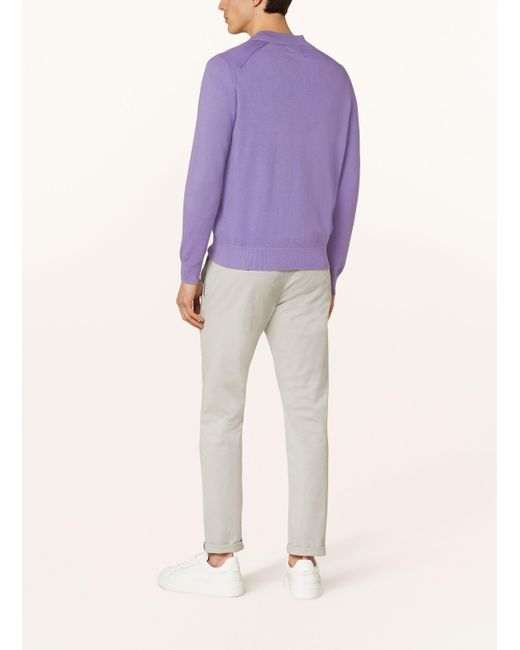 STROKESMAN'S Strickjacke in Purple für Herren