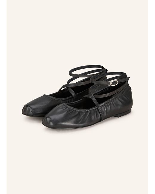 Ba&sh Black Ballerinas CALDA