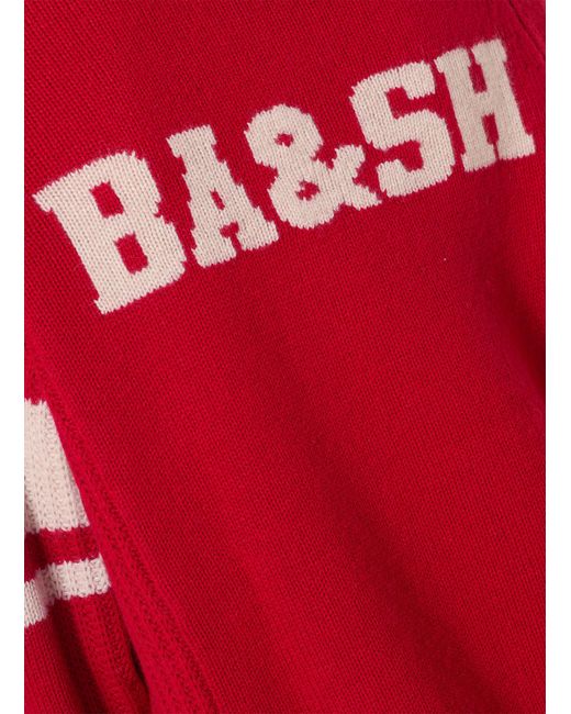 Ba&sh Red Cashmere-Pullover COBE