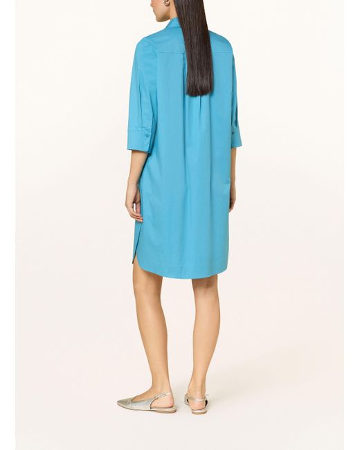 Luisa Cerano Blue Hemdblusenkleid mit 3/4-Arm