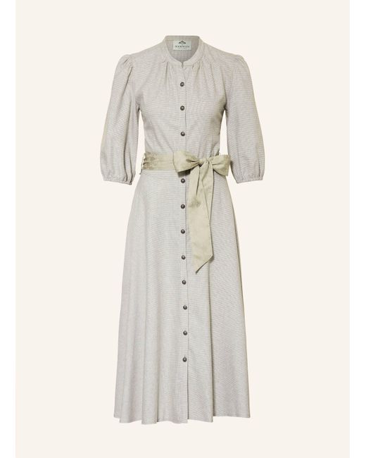 BERWIN & WOLFF White Flanellkleid