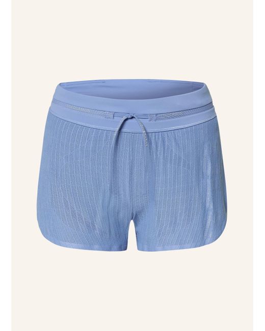 lululemon athletica Blue 2-in-1-Laufshorts FAST AND FREE AIRFLOW MR 3IN