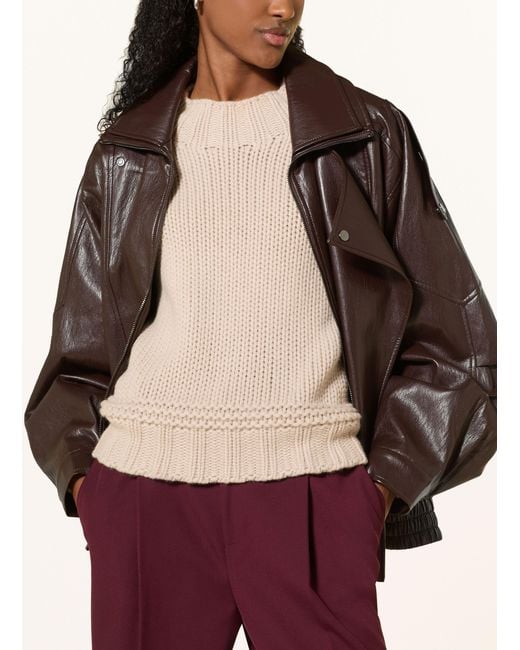 Repeat Cashmere Natural Cashmere-Pullover