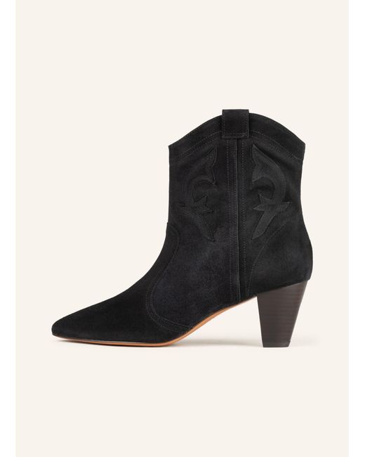 Ba&sh Black Cowboy Boots CASEY