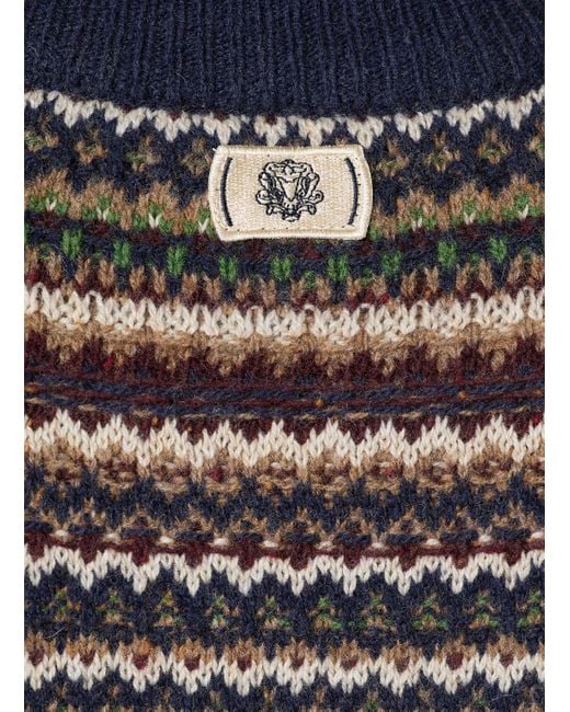 MOS MOSH Gallery Pullover MMGLAPORTE ICE in Multicolor für Herren