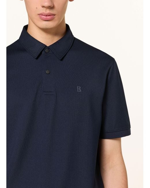 Bogner Piqué-Poloshirt TIMO Regular Fit in Blue für Herren