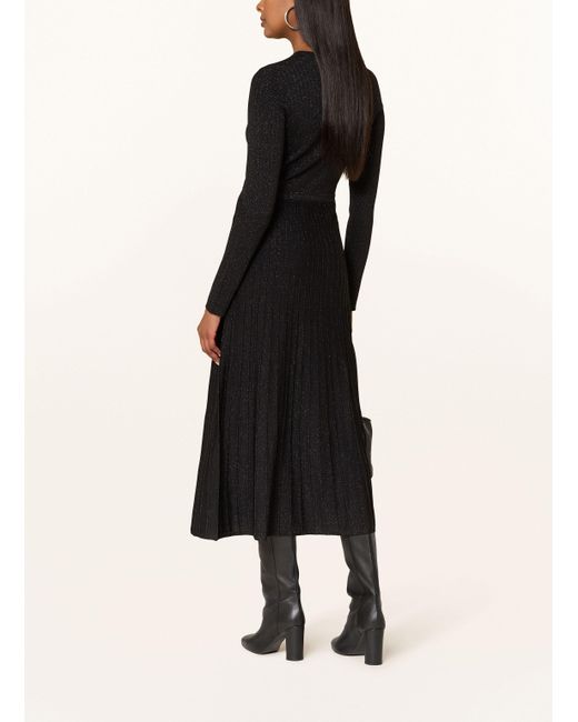 Joseph Ribkoff Black Strickkleid mit Glitzergarn