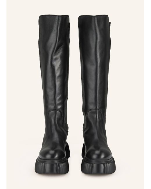 Agl Attilio Giusti Leombruni Black Plateau-Stiefel GLORIA