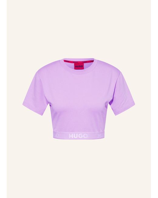 HUGO Purple Lounge-Shirt SPORTY