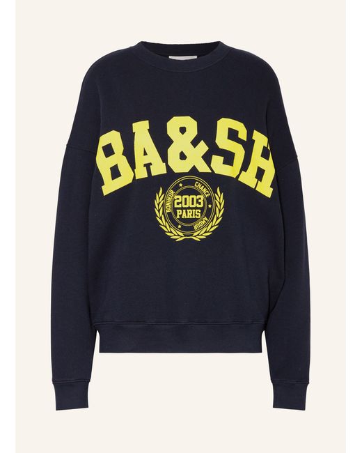 Ba&sh Blue Oversized-Sweatshirt BENJAMIN