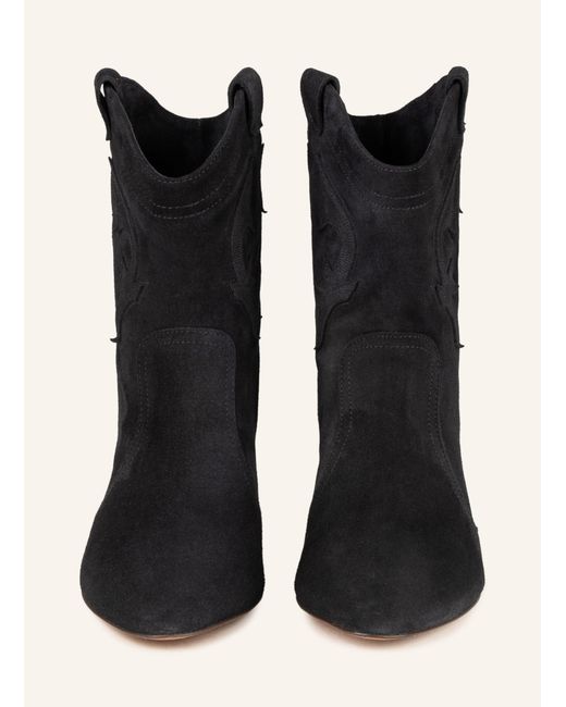 Ba&sh Black Cowboy Boots CASEY