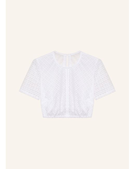 WALDORFF Natural Dirndlbluse aus Spitze