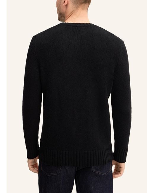 Windsor. Cashmere-Pullover in Black für Herren