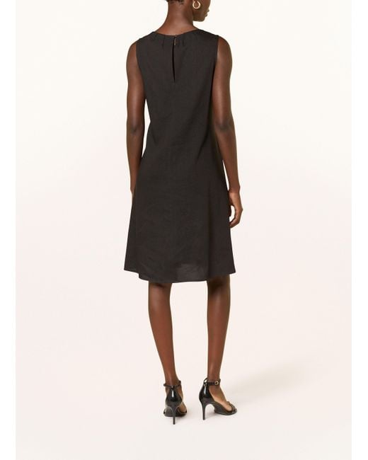 Marc Cain Black Kleid mit Leinen