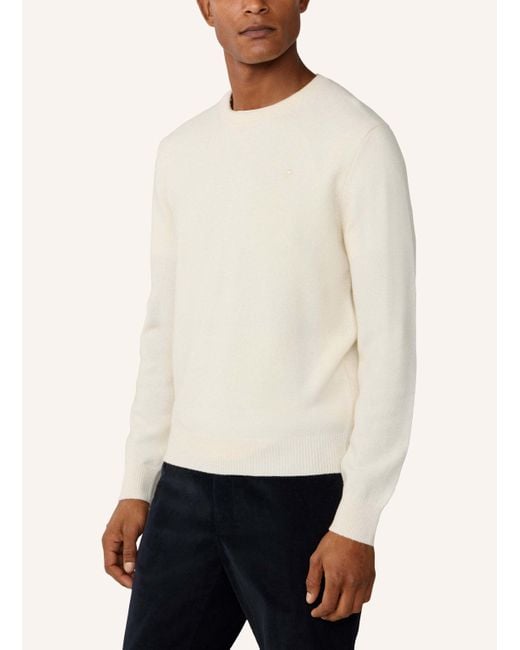 Hackett Pullover LAMBSWOOL CREW in Natural für Herren