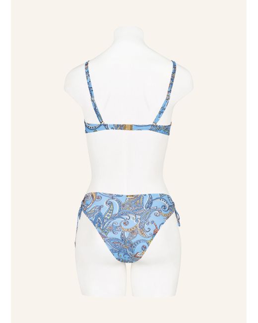 Maryan Mehlhorn Blue Bügel-Bikini-Top MAJORELLE