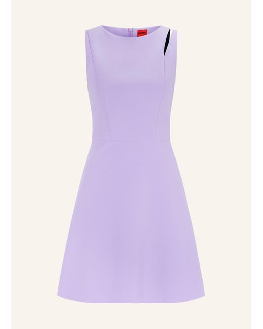 HUGO Purple Kleid KISUNA mit Cut-out