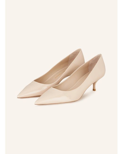Stuart Weitzman Natural Lack-Pumps STUART POWER 50