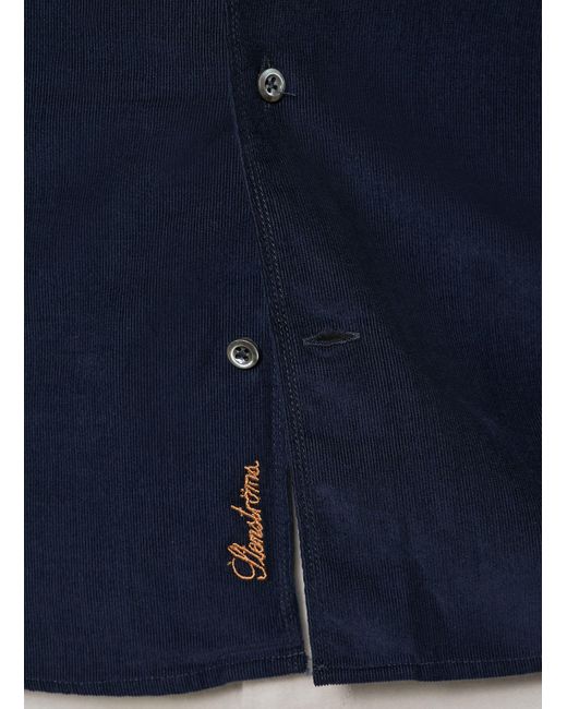 Stenstroms Cordhemd Slim Fit in Blue für Herren