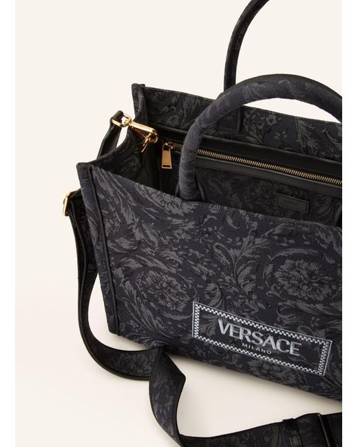 Versace Black Shopper BAROCCO ATHENA