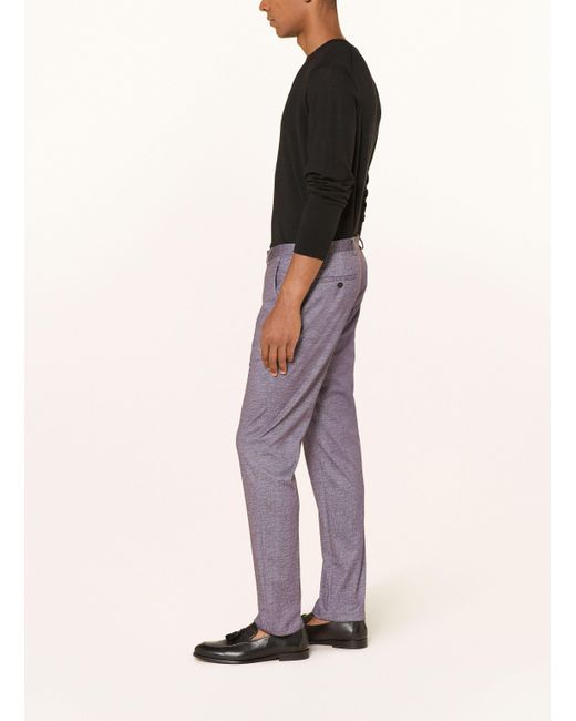 DIGEL Anzughose ANNO Slim Fit in Purple für Herren