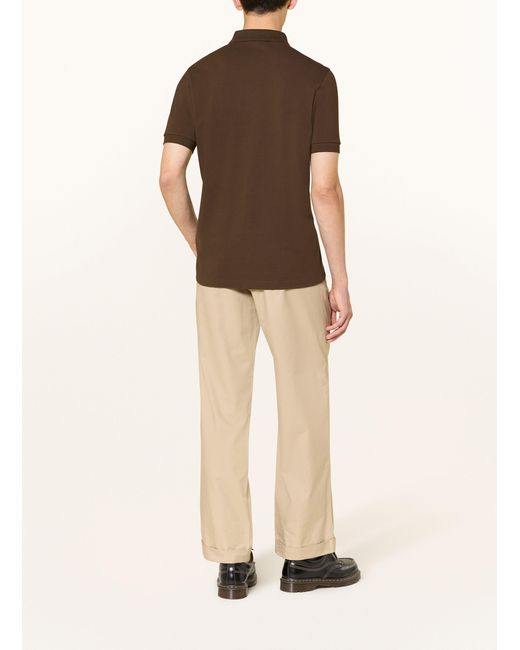 Fred Perry Piqué-Poloshirt Regular Fit in Brown für Herren
