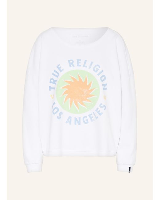 True Religion White Sweatshirt