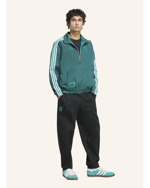 Adidas Originals FC LIVERPOOL TERRACE ICONS JACKE MIT REISSVERSCHLUSS BIS ZUR BRUST in Blue für Herren