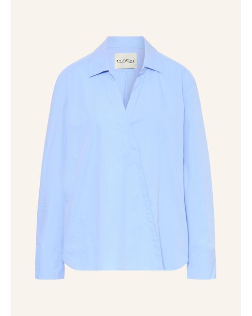 Closed Blue Hemdbluse