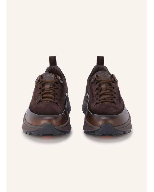 Santoni Sneaker EASY BOUNCE in Brown für Herren
