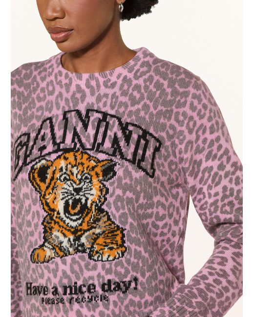 Ganni Pink Pullover