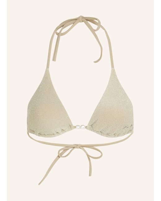 Karl Lagerfeld Natural Triangel-Bikini-Top