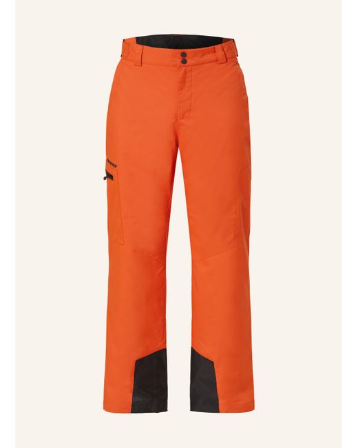 Ziener Skihose PASKAL in Orange für Herren