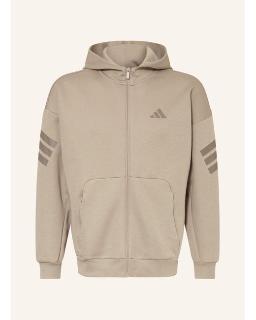 Adidas Sweatjacke FUTURE ICONS THREE STRIPES in Natural für Herren